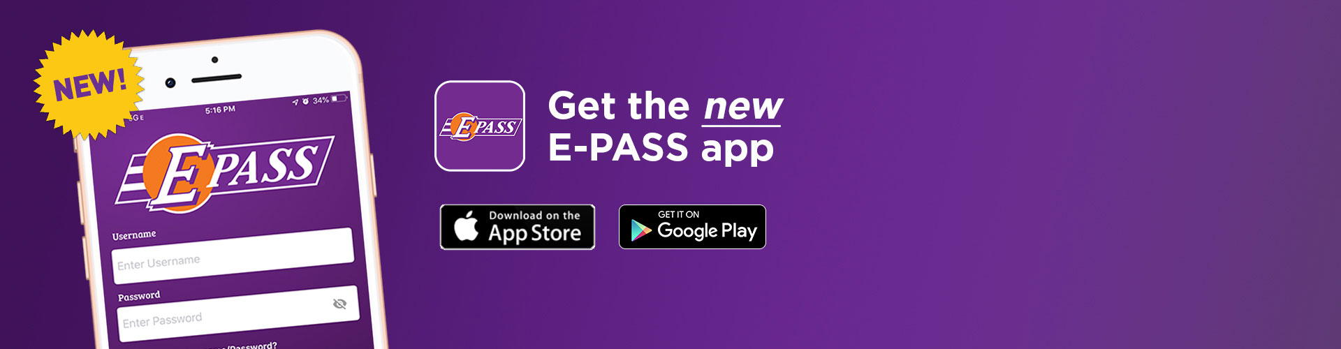 Download the new, free E-PASS app - opens in a new window
